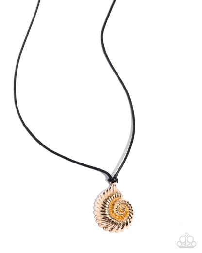 Coastal Callback - gold - Paparazzi necklace