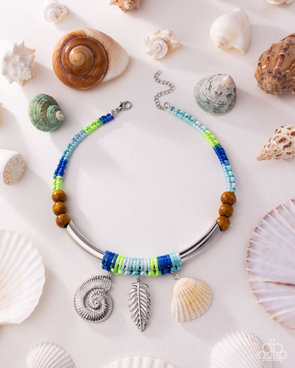 Coastal Calm - green - Paparazzi necklace
