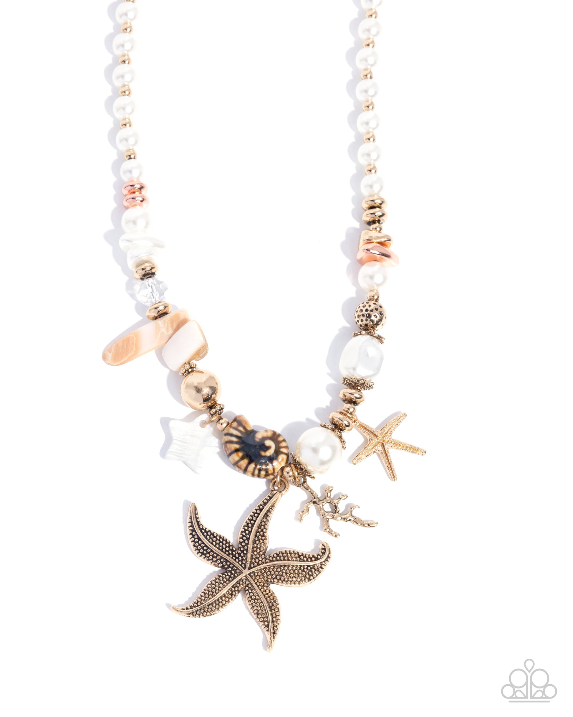 Coastal Cameo - multi - Paparazzi necklace