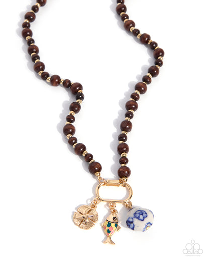 Coastal Canvas - multi - Paparazzi necklace