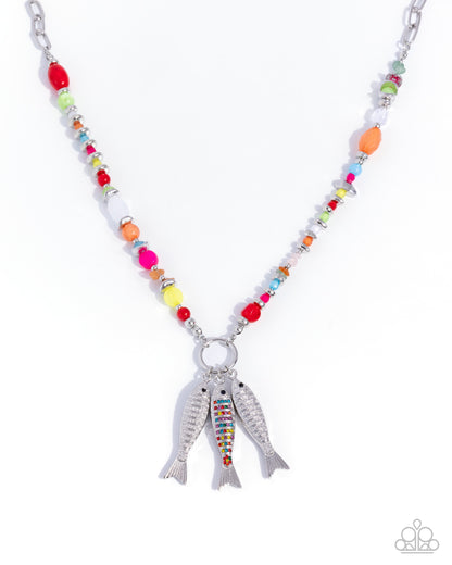 Coastal Caprice - multi - Paparazzi necklace