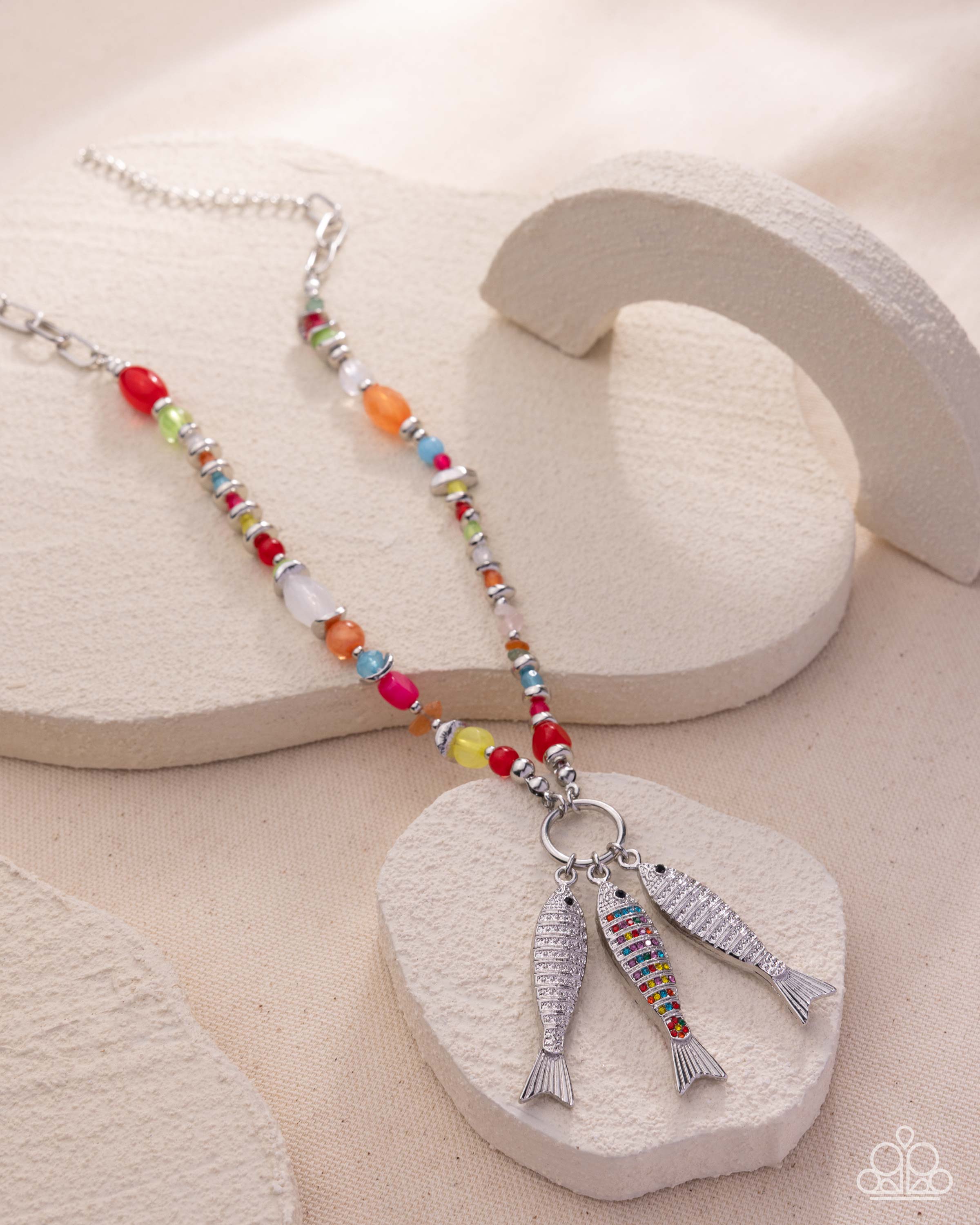 Coastal Caprice - multi - Paparazzi necklace – JewelryBlingThing