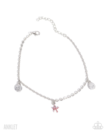 Coastal Celebrity - multi - Paparazzi anklet