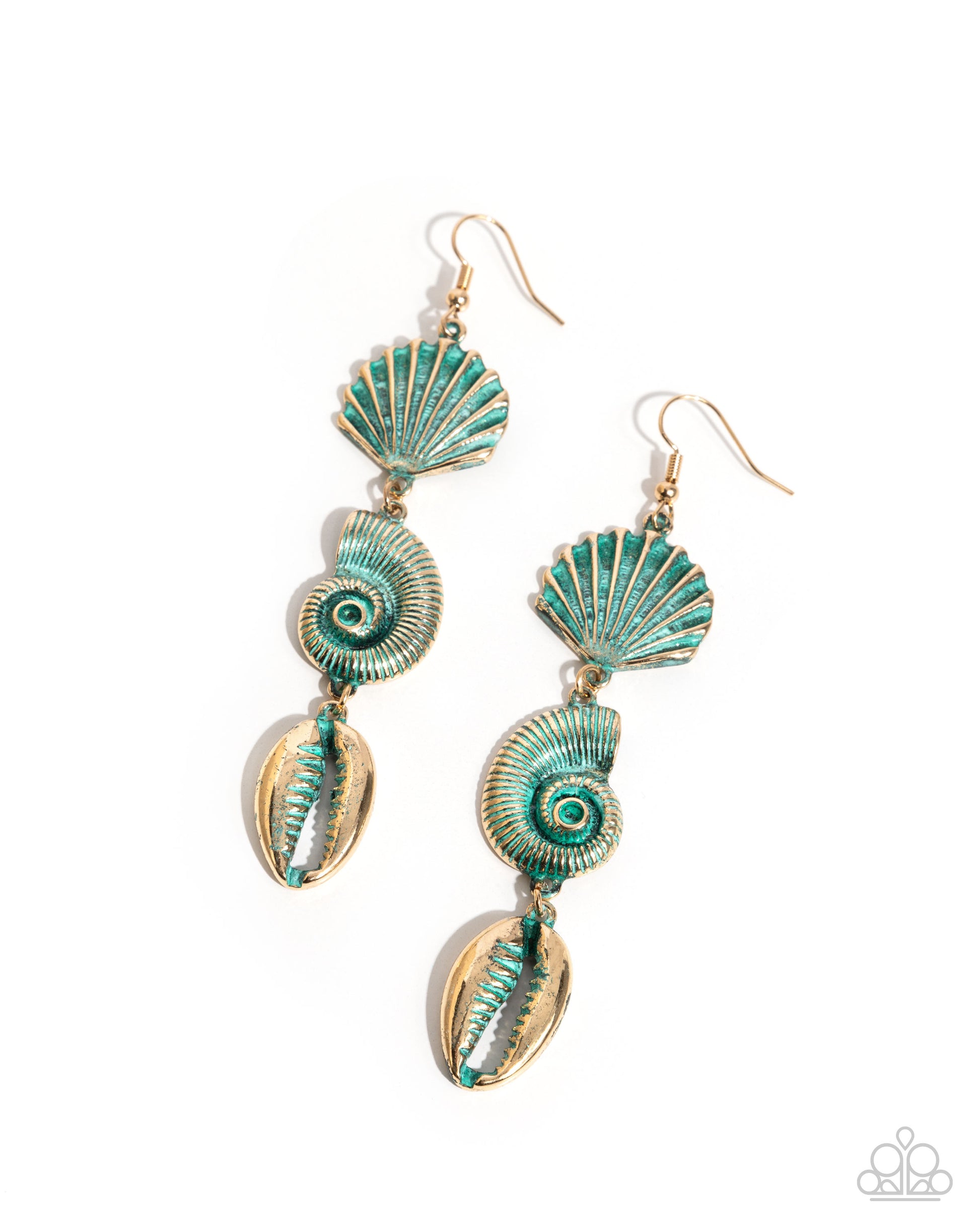 Coastal Charisma - blue - Paparazzi earrings