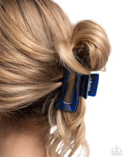 Coastal Clip - blue - Paparazzi hair clip