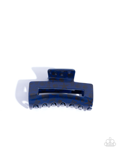 Coastal Clip - blue - Paparazzi hair clip