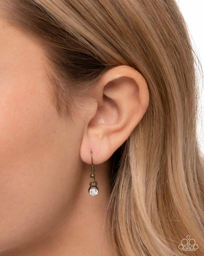 Coastal Composure - brass - Paparazzi necklace