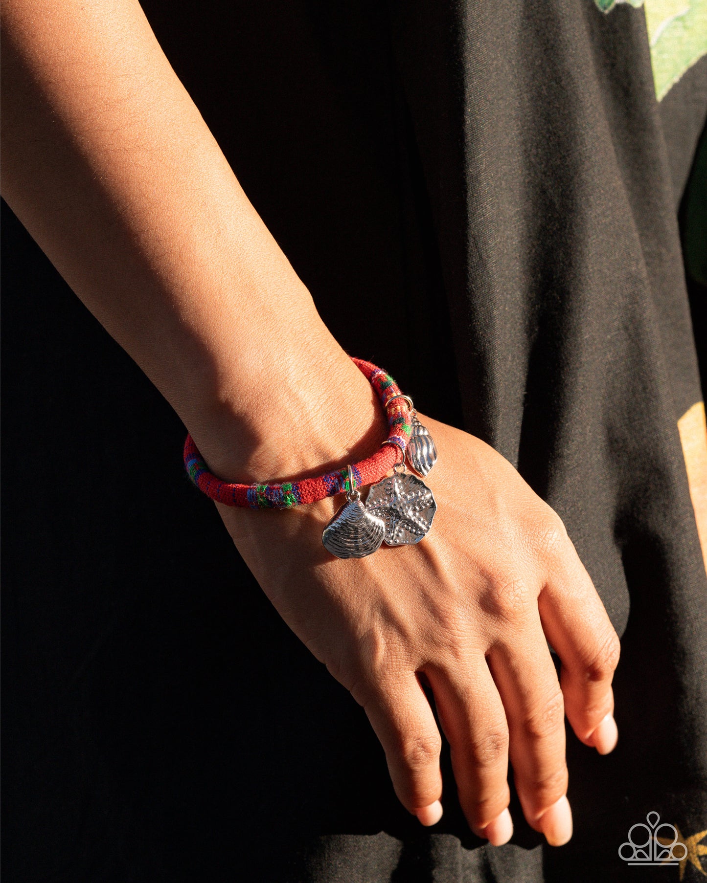 Coastal Condition - red - Paparazzi bracelet