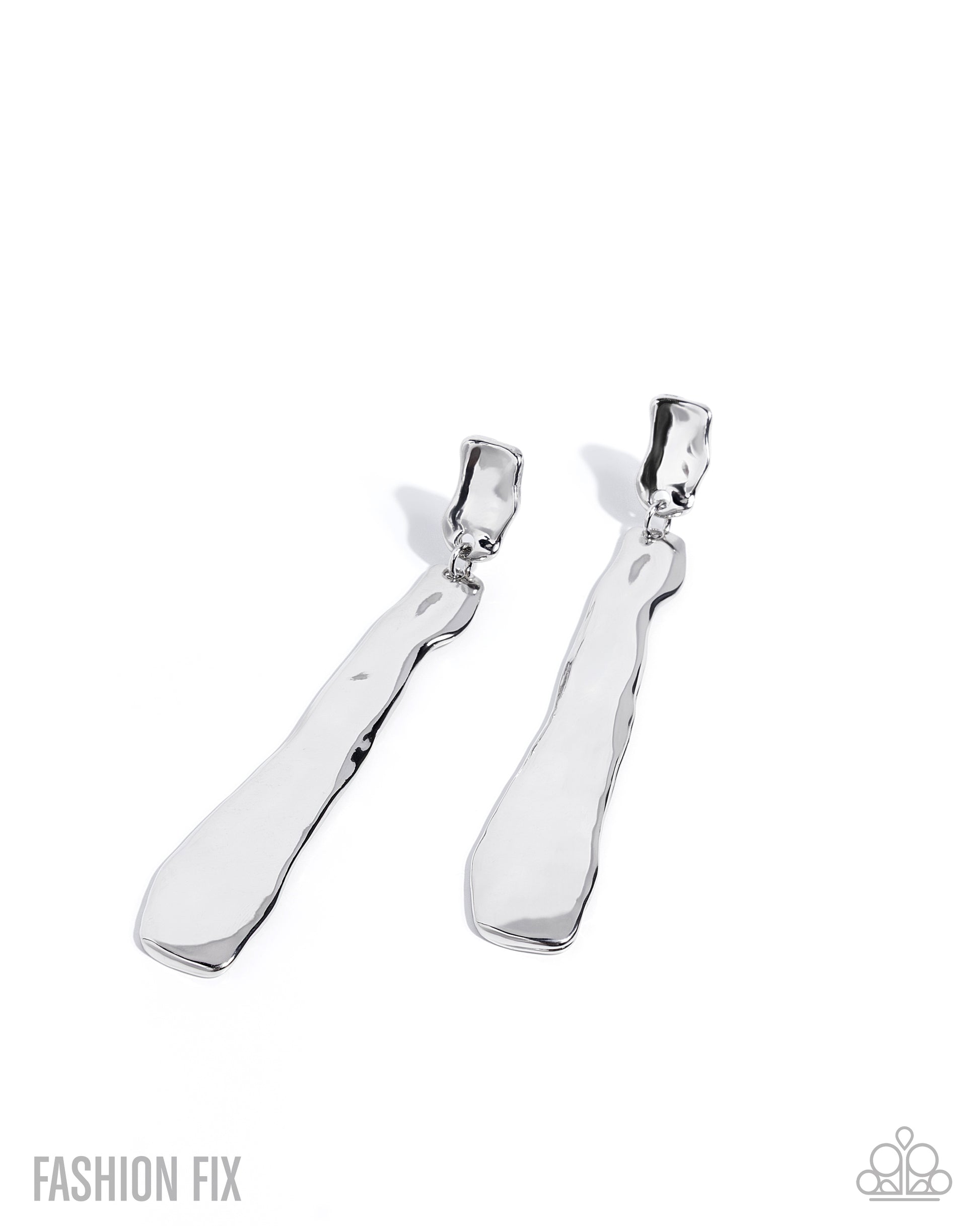 Coastal Craft - silver - Paparazzi earrings