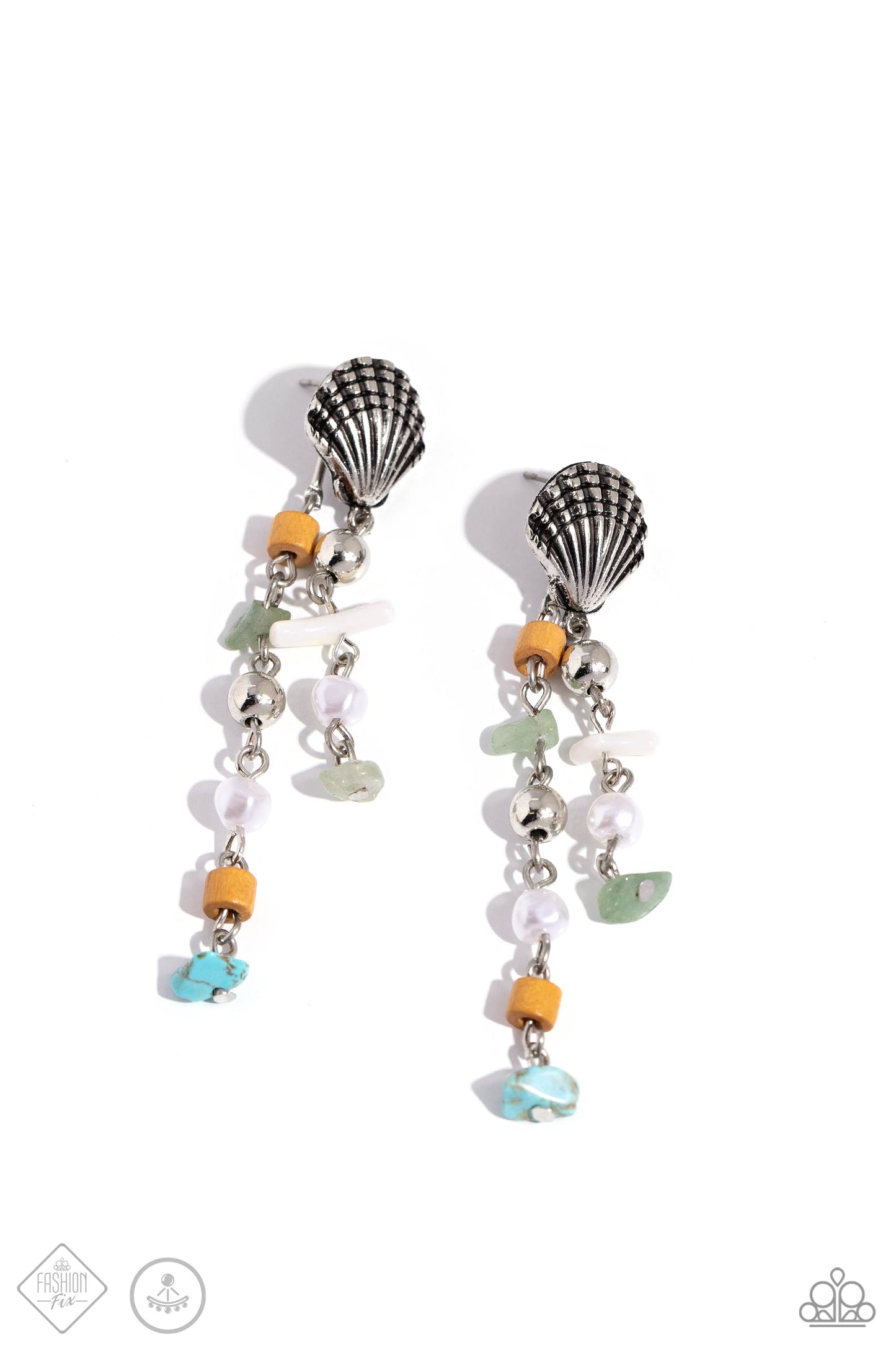 Coastline Collection - multi - Paparazzi earrings