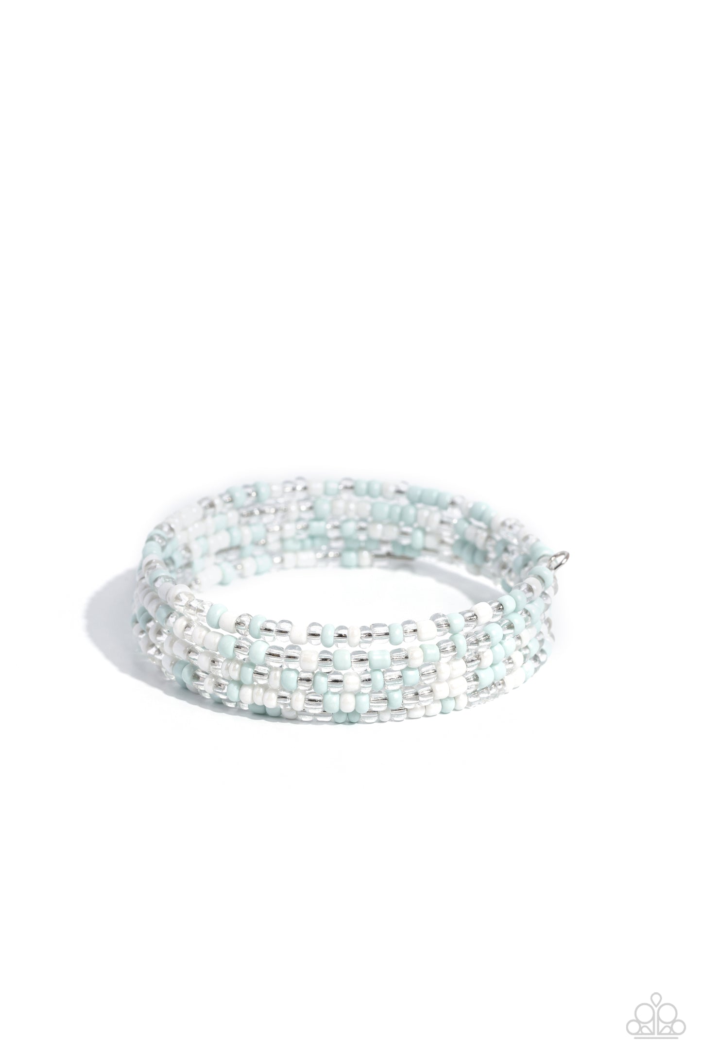 Coiled Candy - white - Paparazzi bracelet