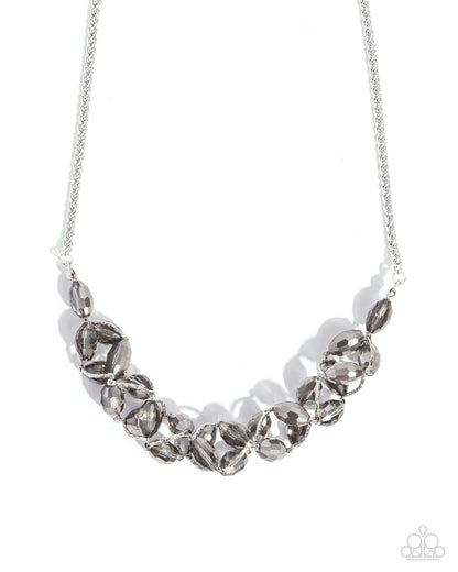 Coiled Couture - silver - Paparazzi necklace