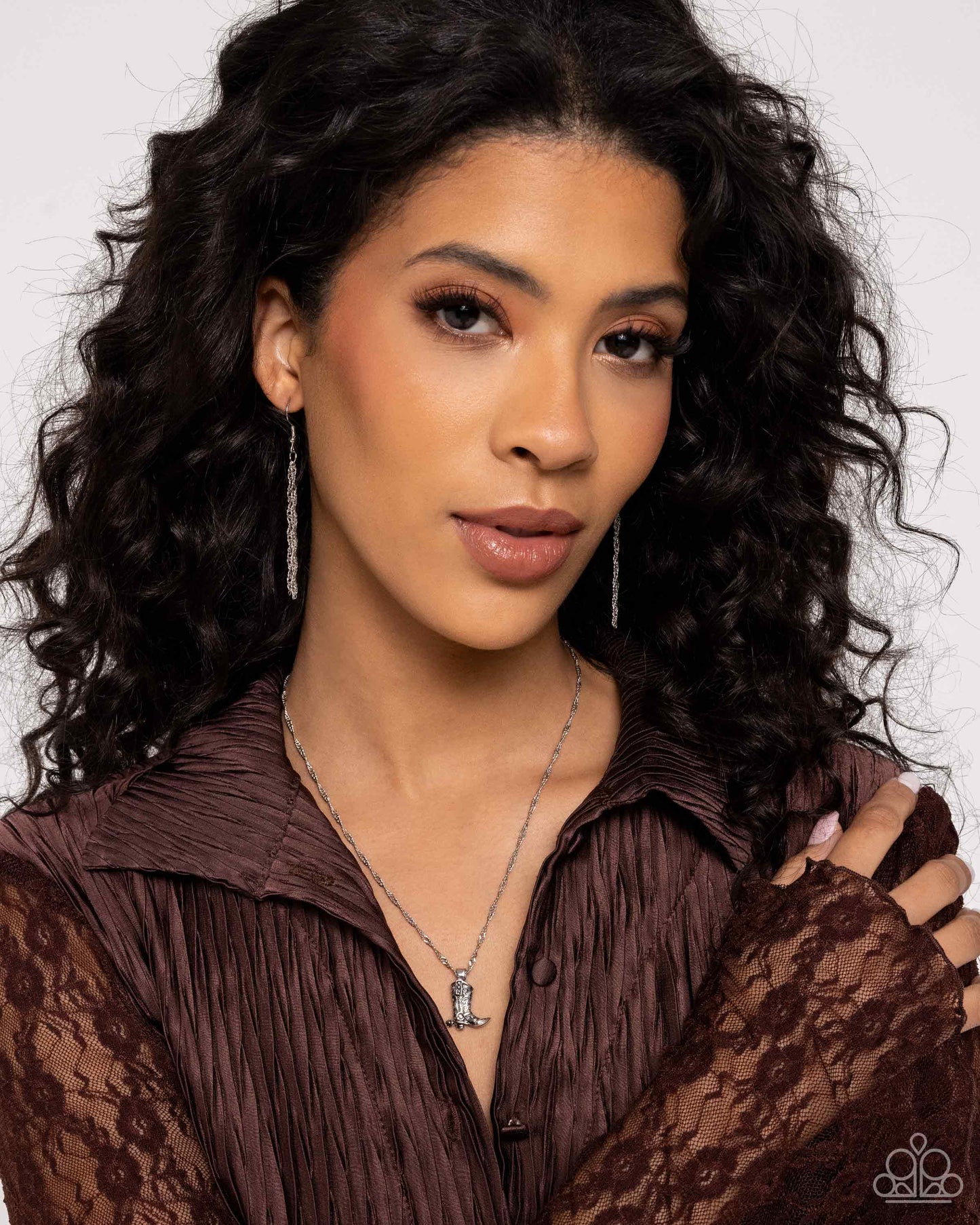 Collectable Cowboy - silver - Paparazzi necklace