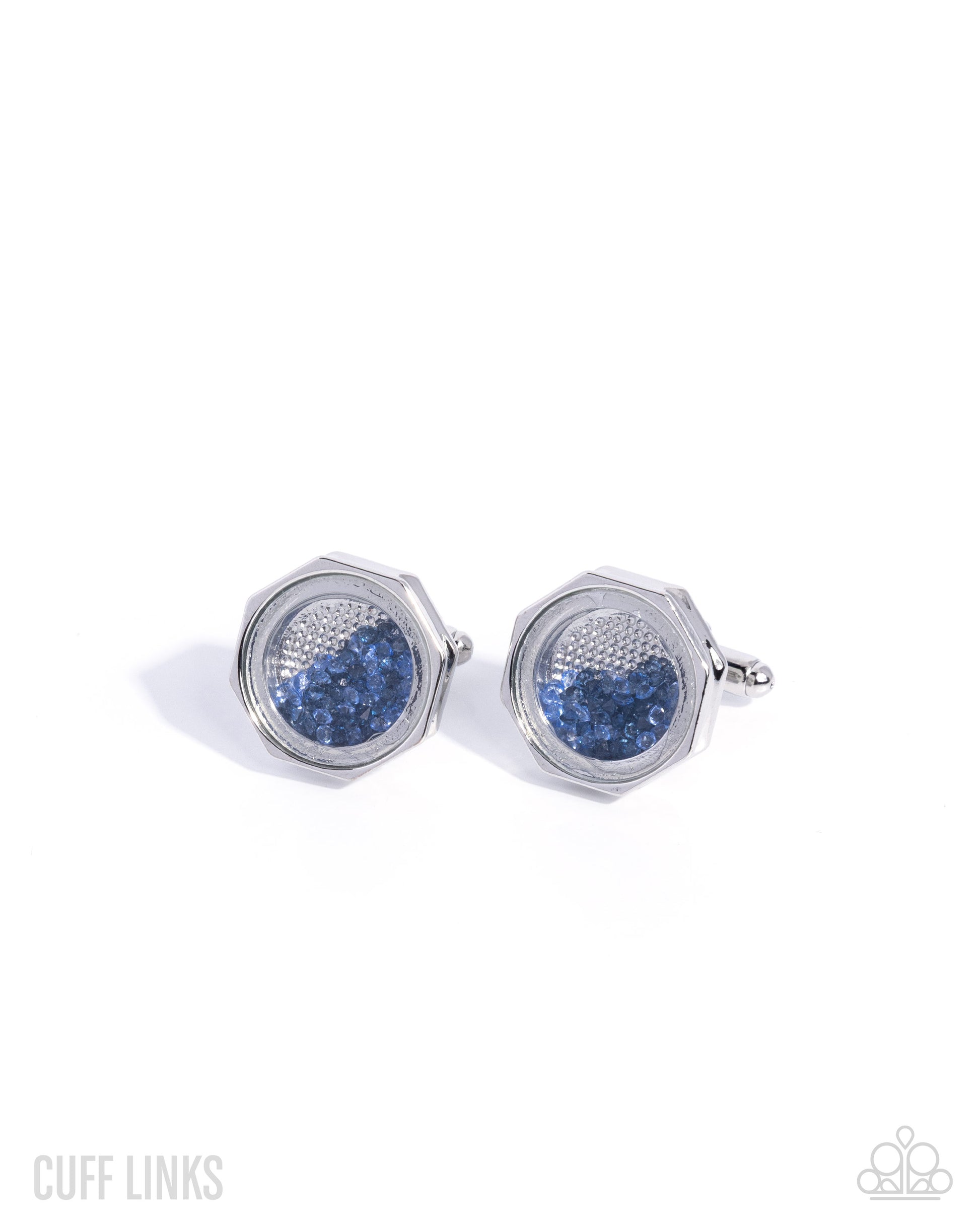 Collectible Curio - blue - Paparazzi MENS cufflinks