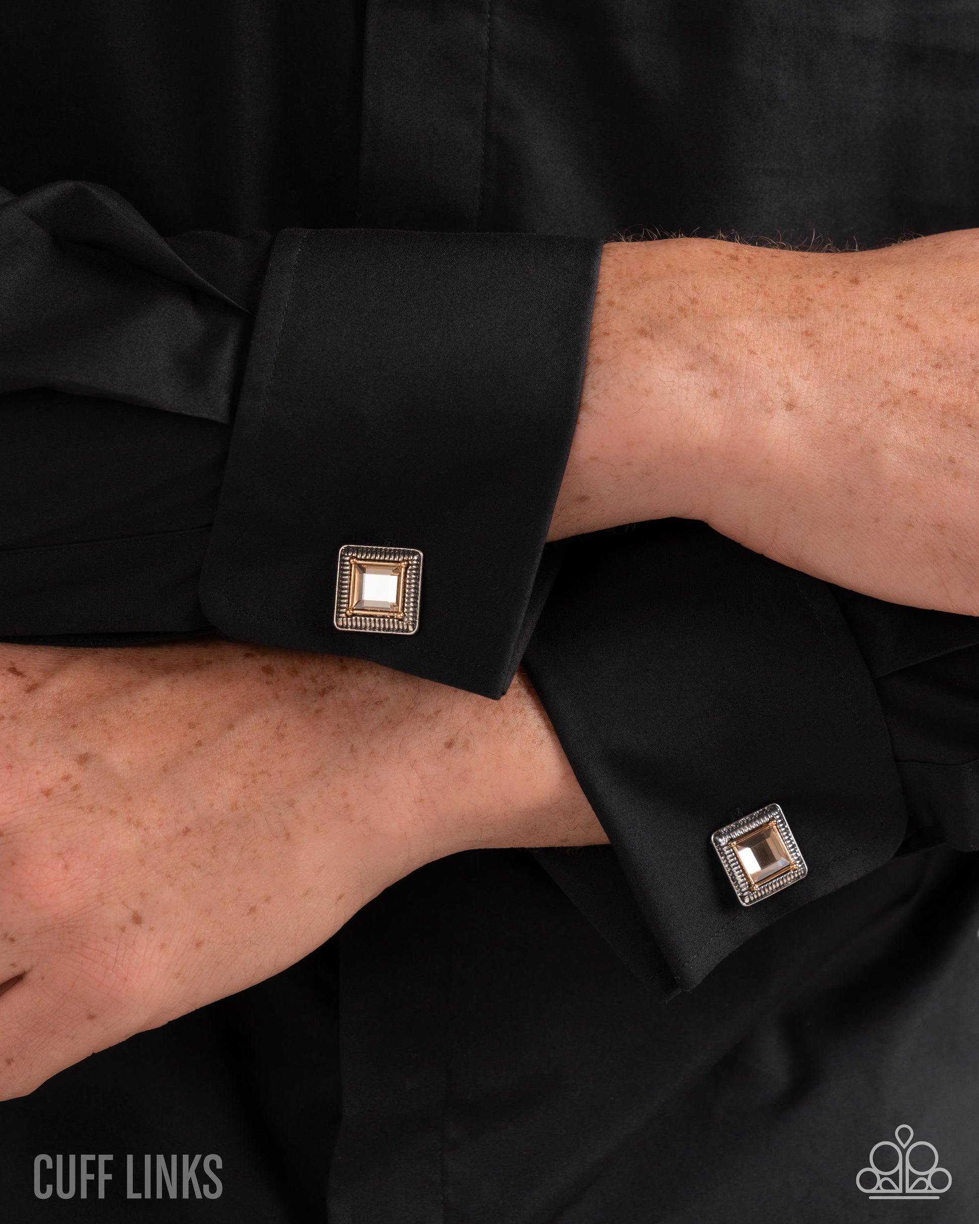 Collectors Cuff Links - silver - Paparazzi cufflinks