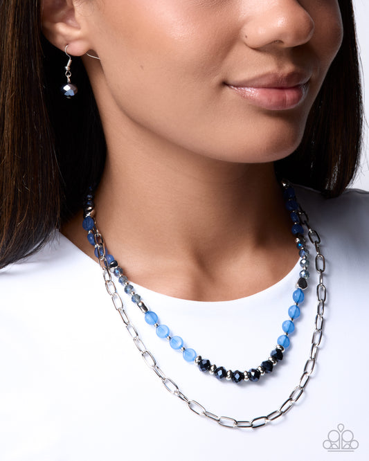 Color Beyond Compare - blue - Paparazzi necklace