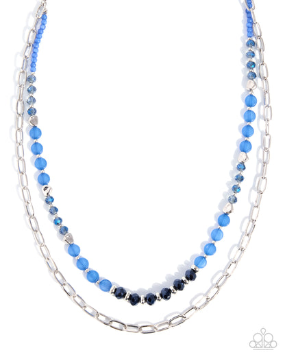 Color Beyond Compare - blue - Paparazzi necklace