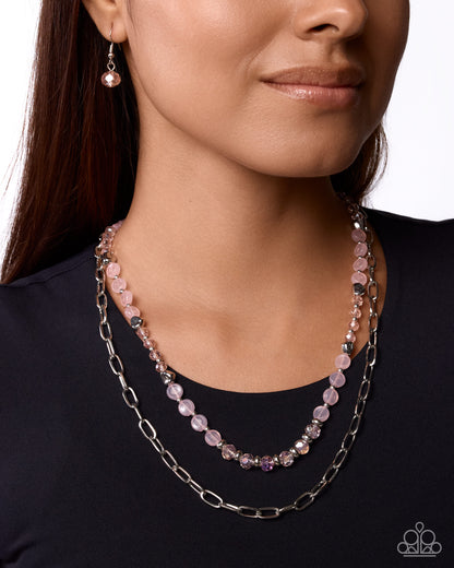 Color Beyond Compare - pink - Paparazzi necklace
