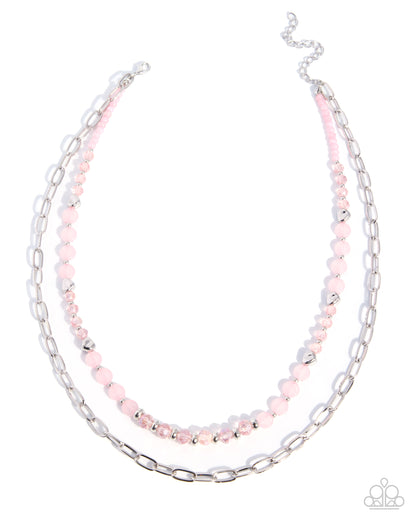 Color Beyond Compare - pink - Paparazzi necklace