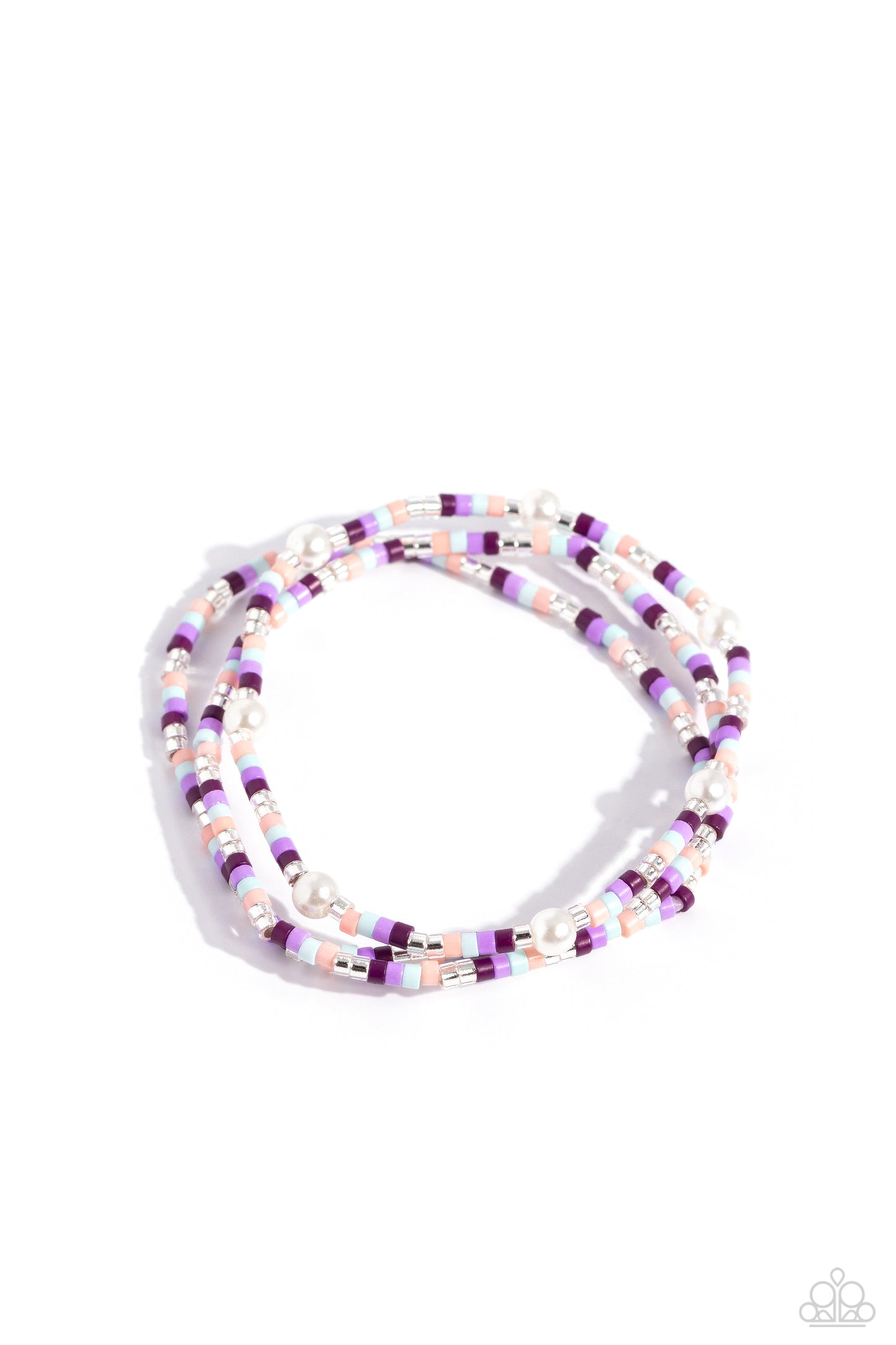 Colorblock Cache - purple - Paparazzi bracelet