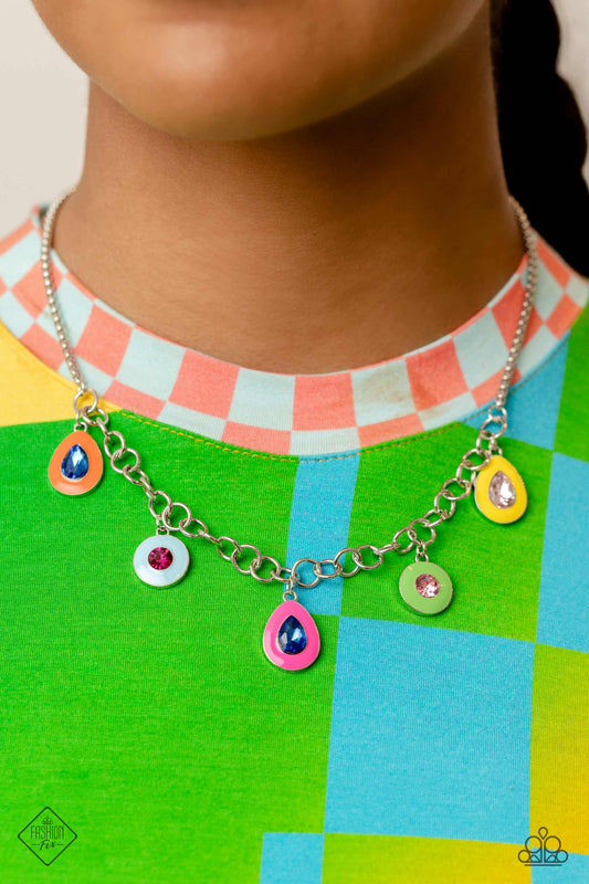 Colorblock Craze - multi - Paparazzi necklace
