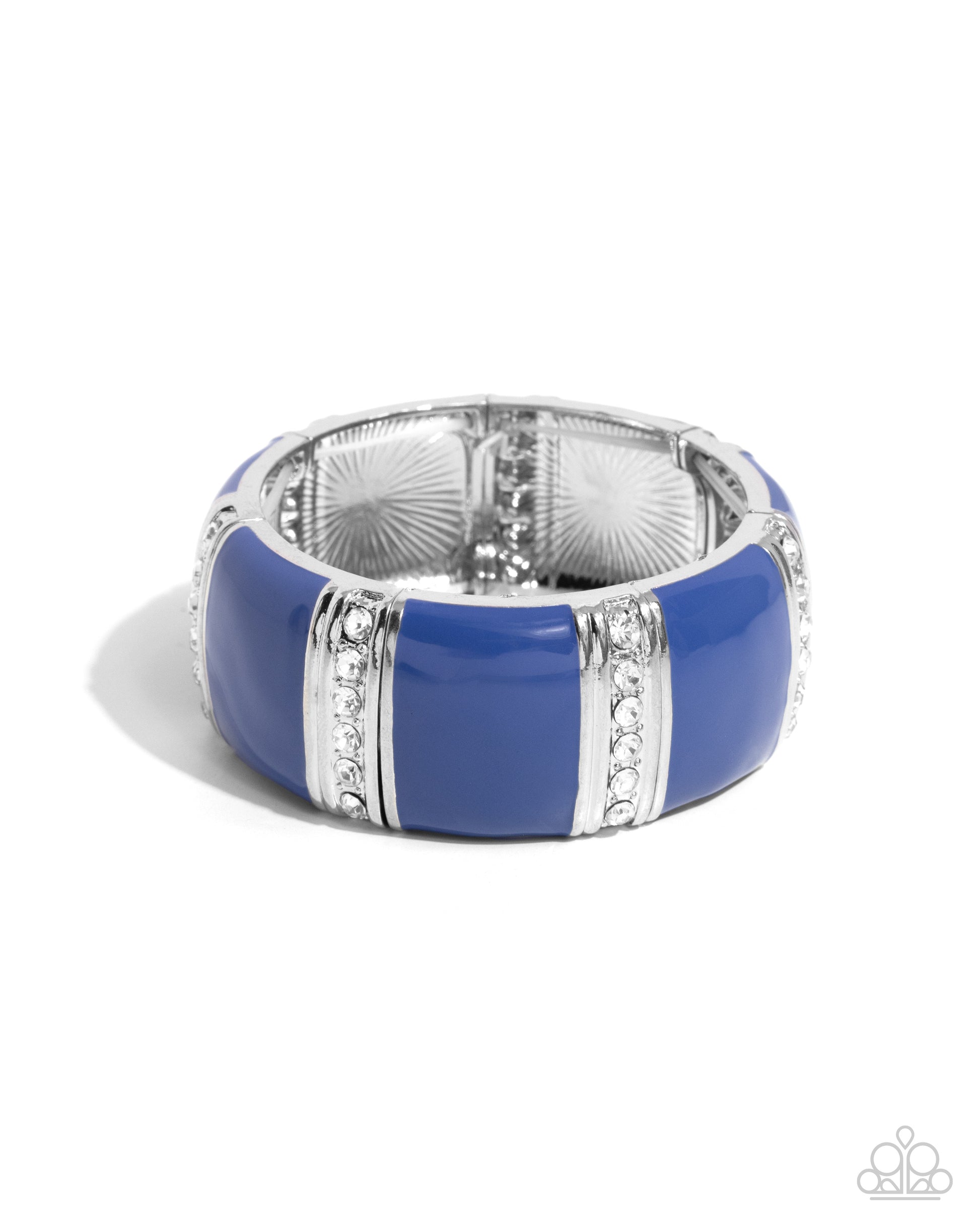 Fashionable Cameo - blue - Paparazzi complete set