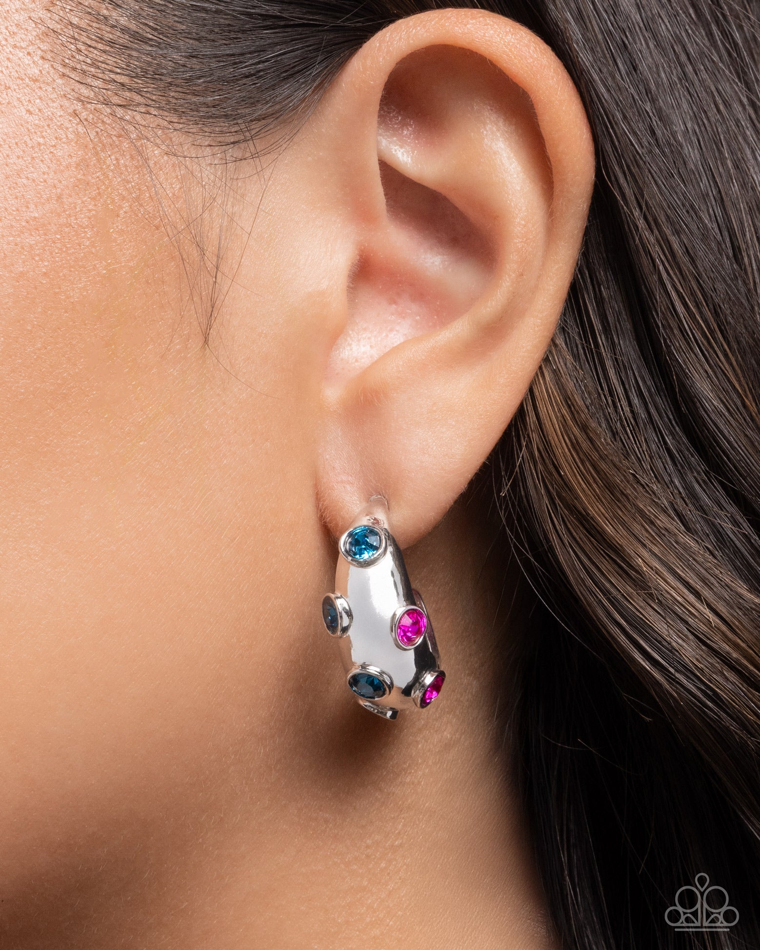Colorful Cache - multi - Paparazzi earrings