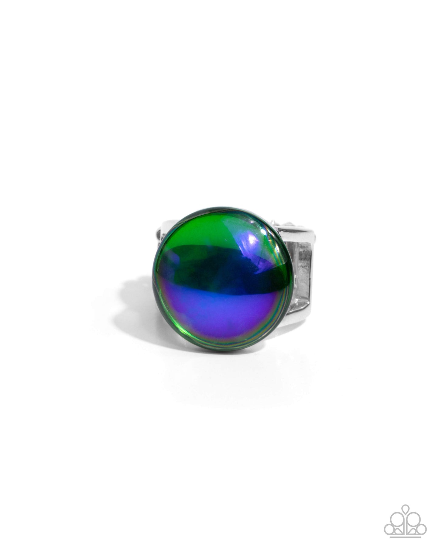 Colorful Cantata - green - Paparazzi ring