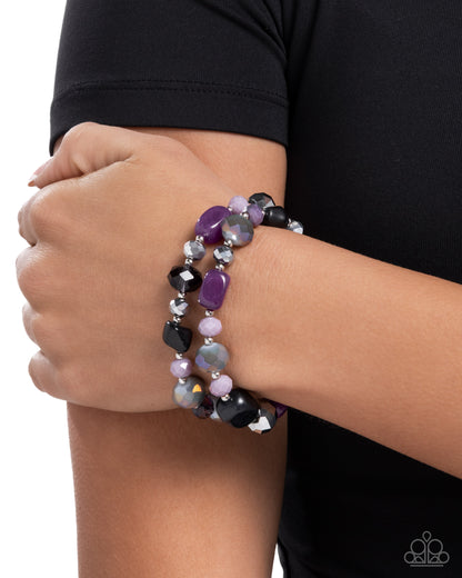 Colorful Captain - purple - Paparazzi bracelet