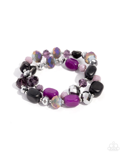 Colorful Captain - purple - Paparazzi bracelet