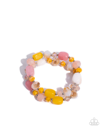 Colorful Captain - yellow - Paparazzi bracelet
