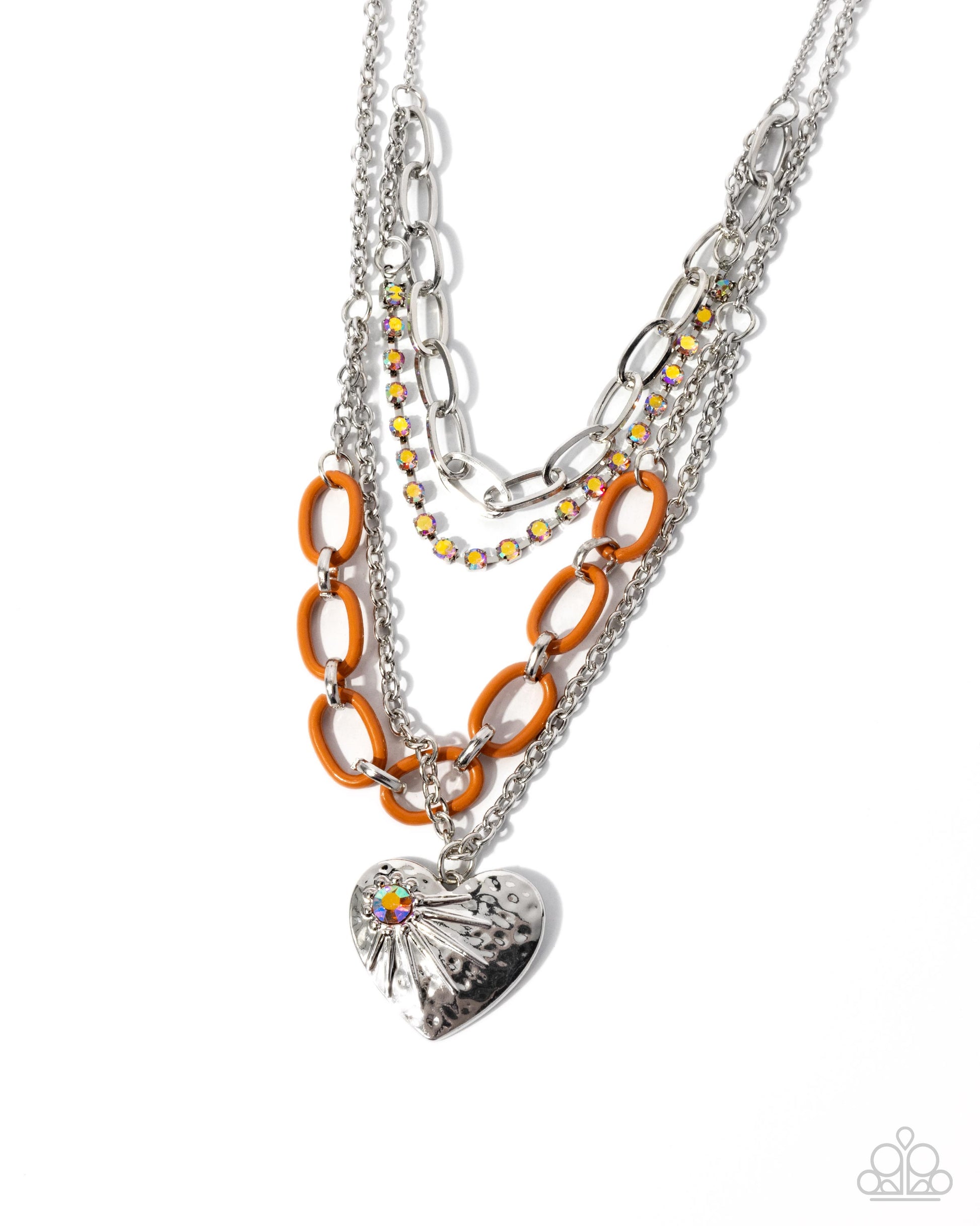 Colorful Casanova - orange - Paparazzi necklace