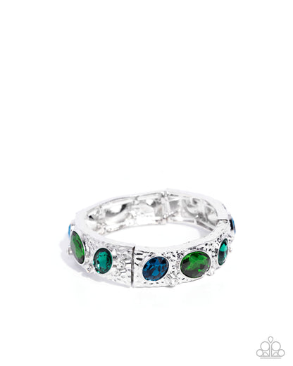 Colorful Castle - green - Paparazzi bracelet