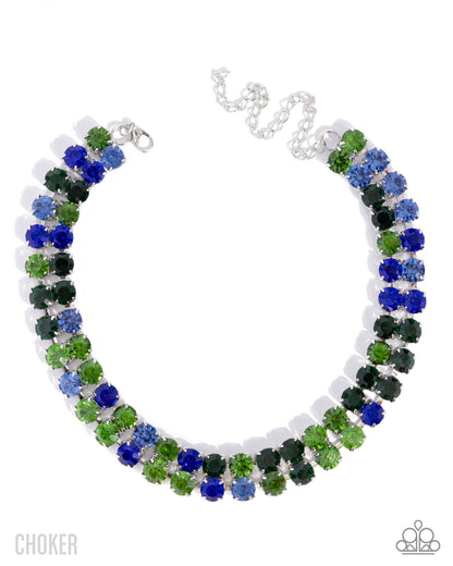 Colorful Charm - green - Paparazzi necklace