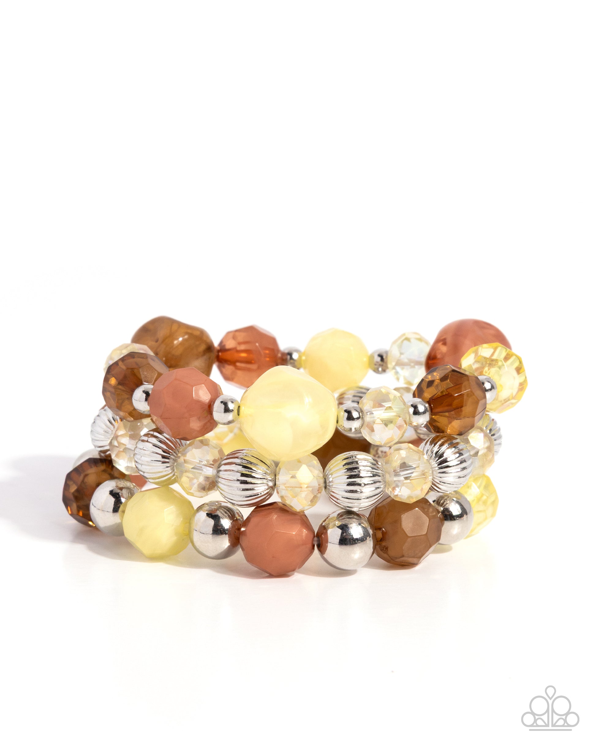 Colorful Collection - yellow - Paparazzi bracelet