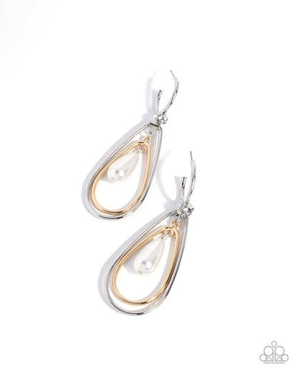 Colorful Composition - multi - Paparazzi earrings