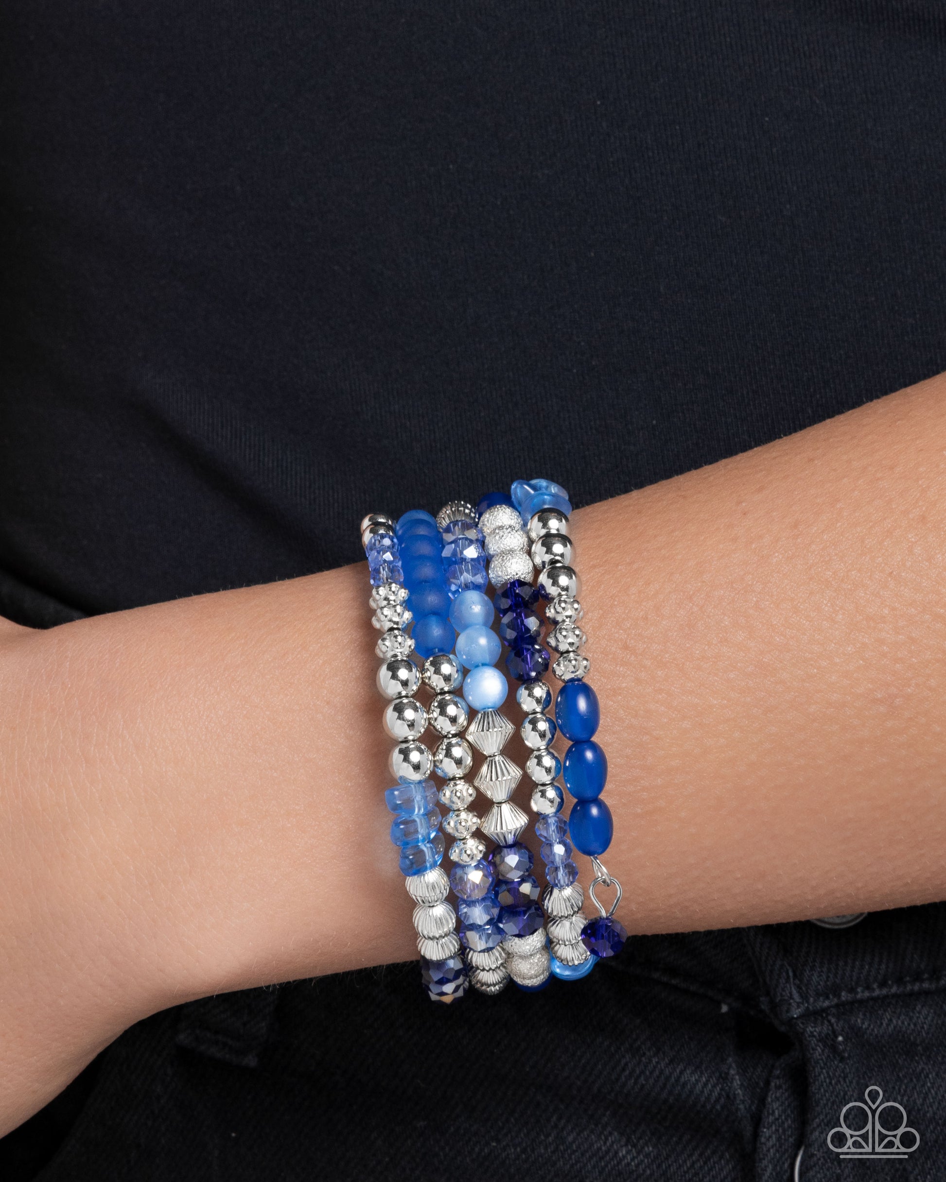 Colorful Compromise - blue - Paparazzi bracelet