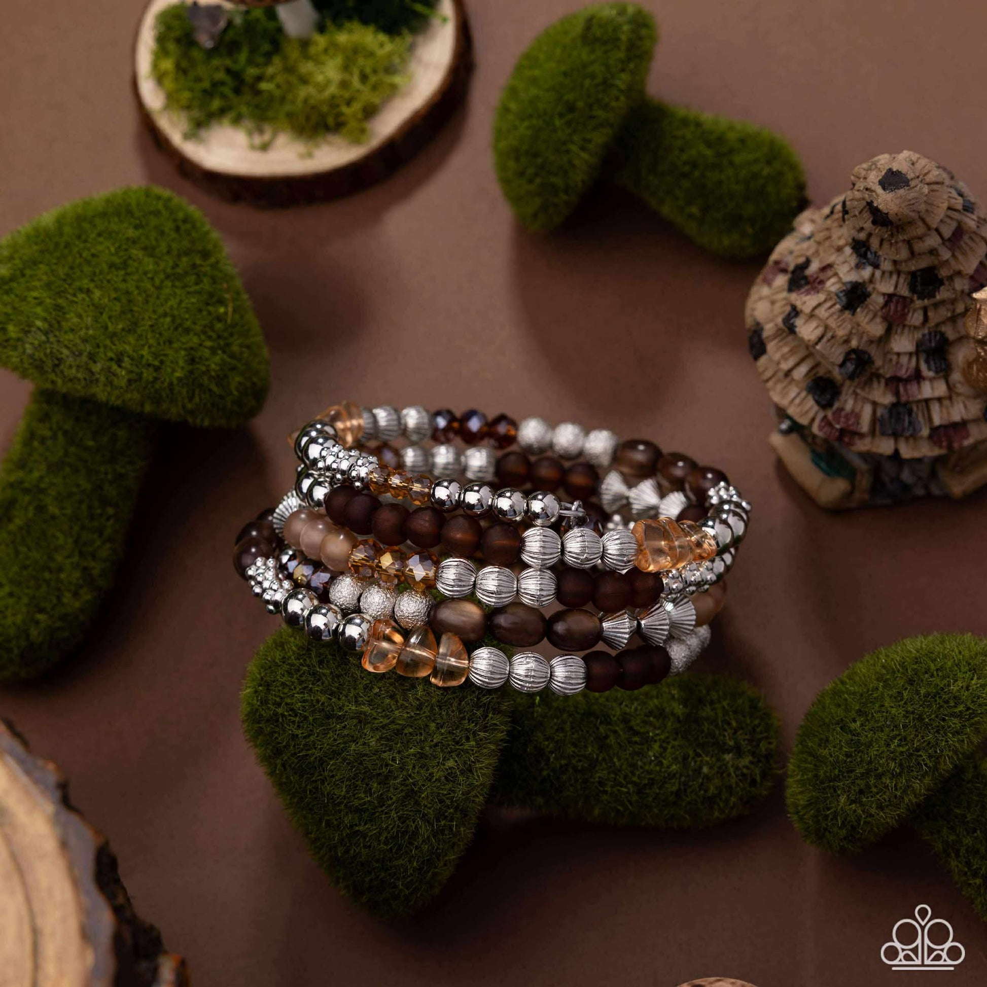 Colorful Compromise - brown - Paparazzi bracelet