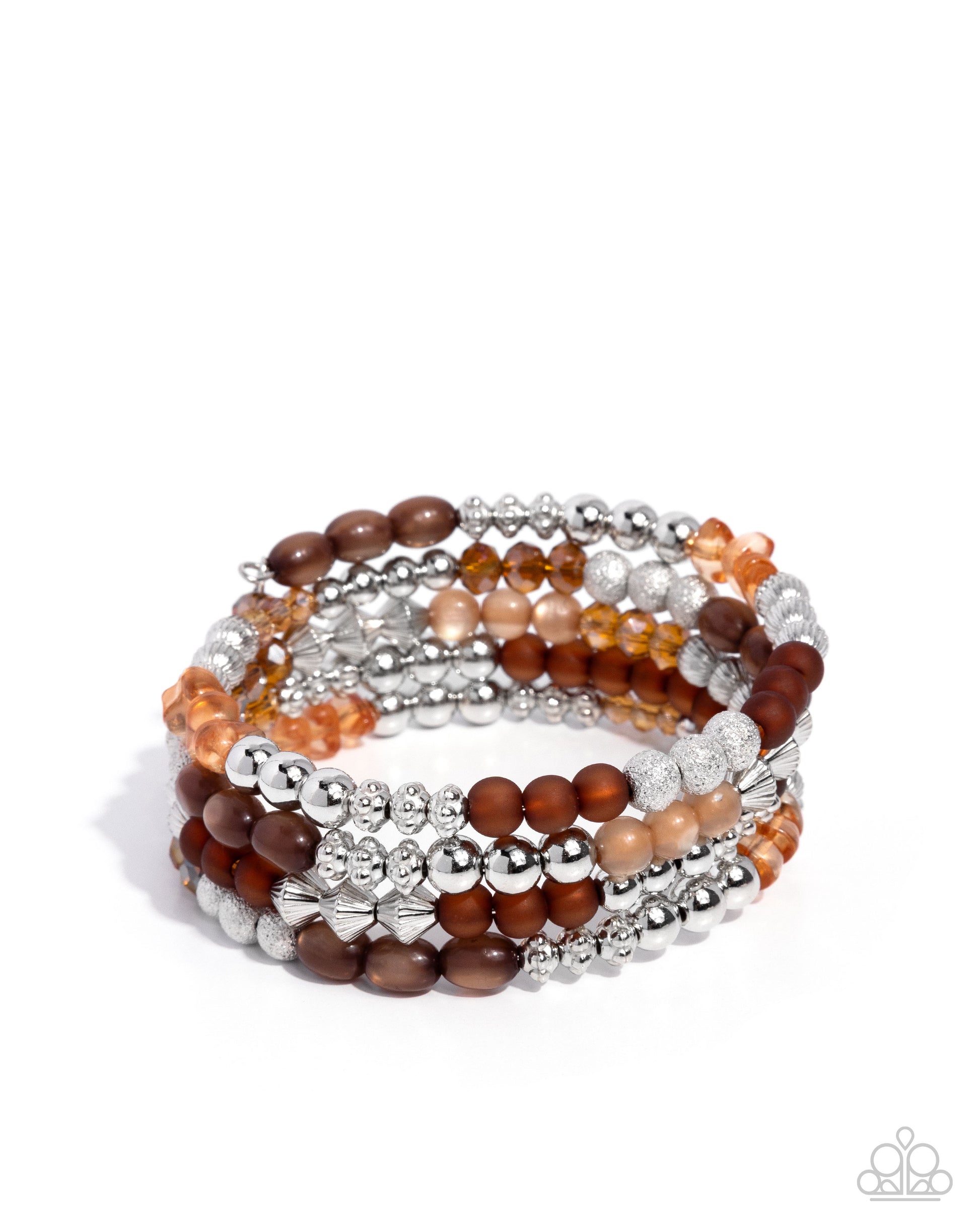 Colorful Compromise - brown - Paparazzi bracelet