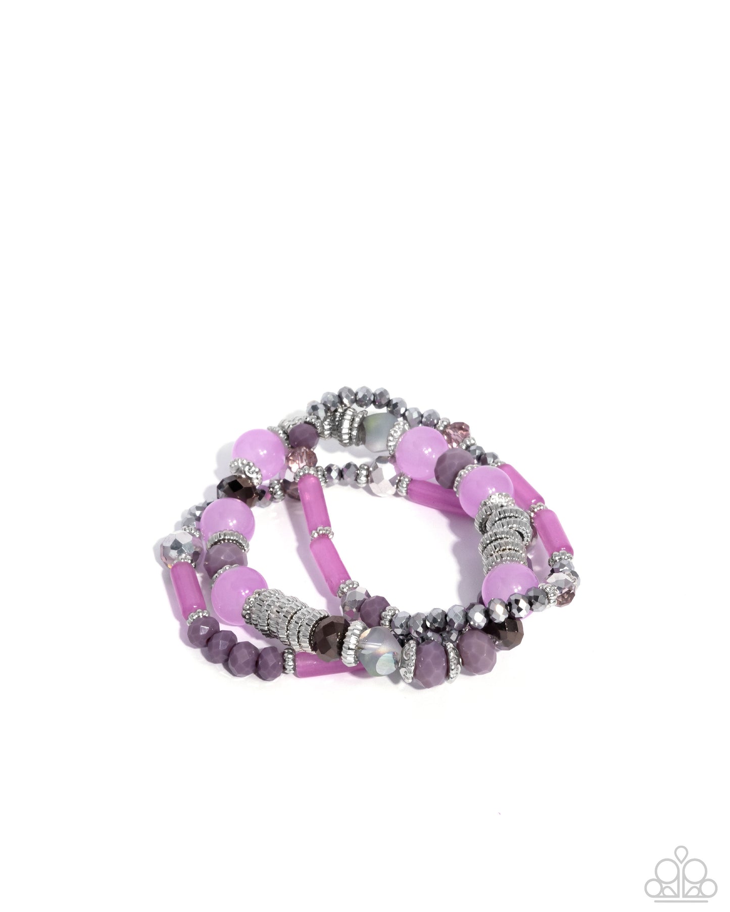 Colorful Conversation - purple - Paparazzi bracelet