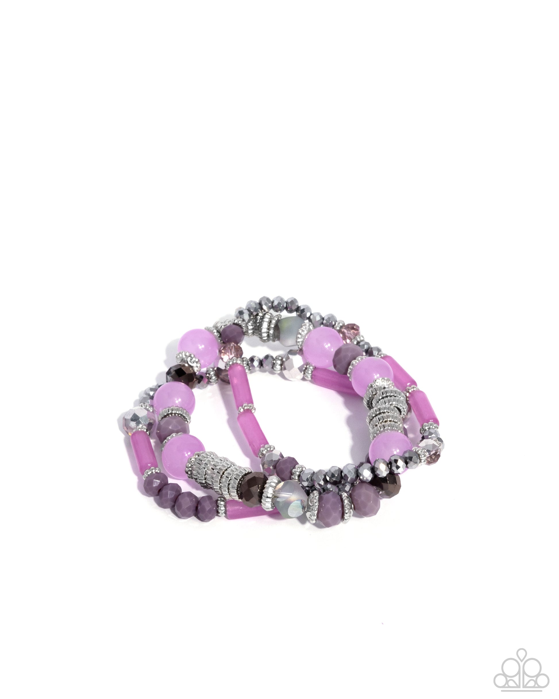 Colorful Conversation - purple - Paparazzi bracelet