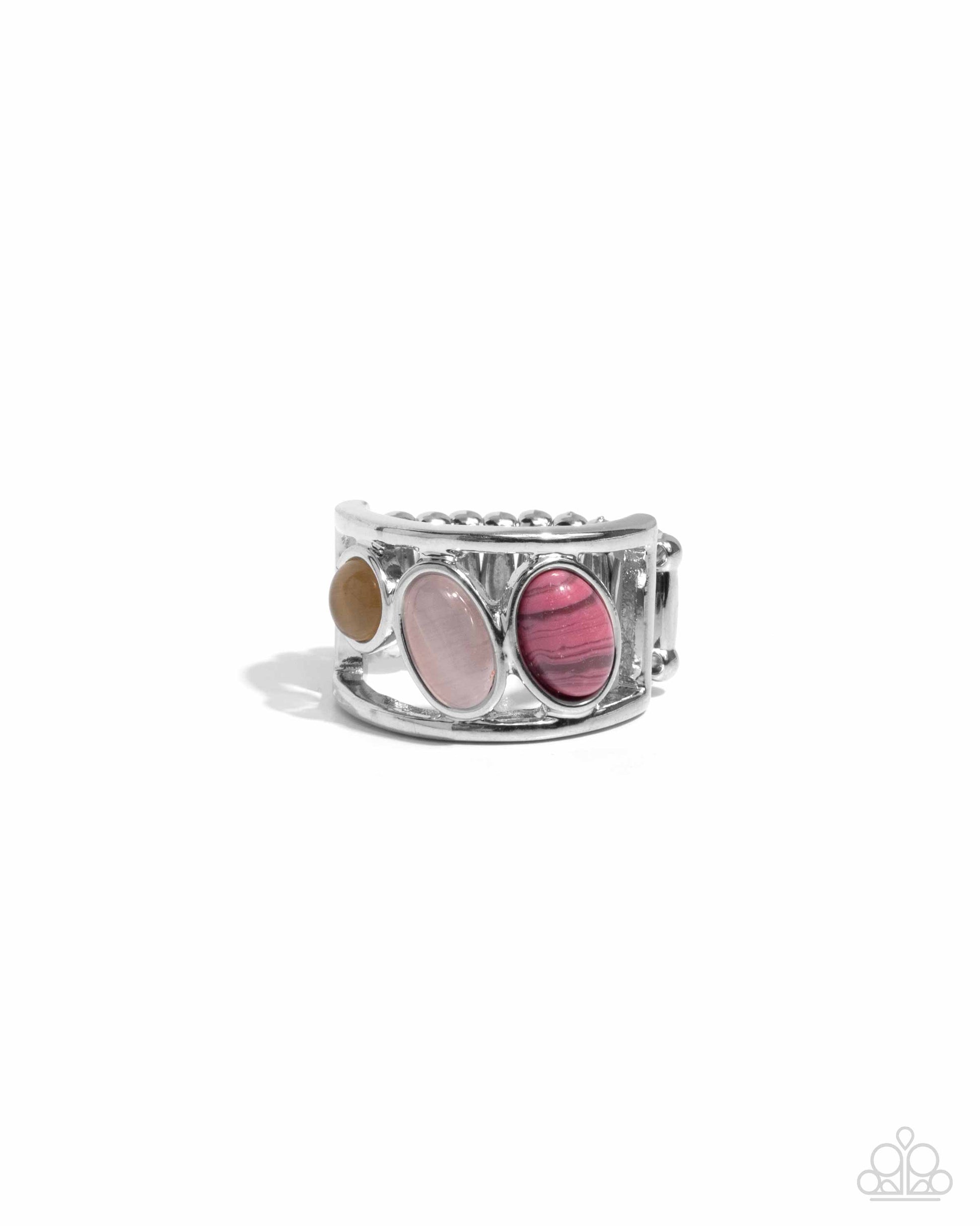 Colorfully Coarse - pink - Paparazzi ring