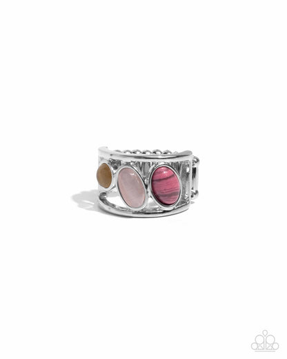 Colorfully Coarse - pink - Paparazzi ring