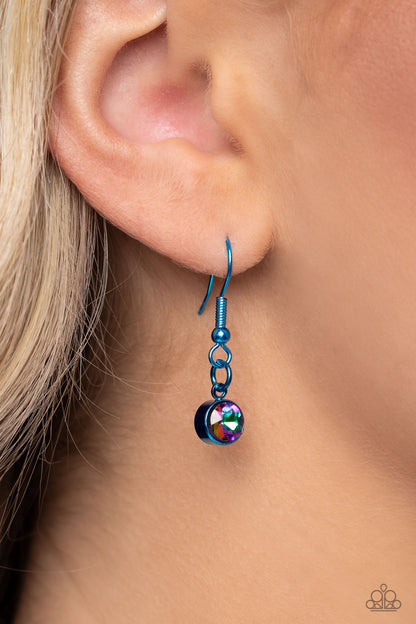 Combustible Command - blue - Paparazzi necklace