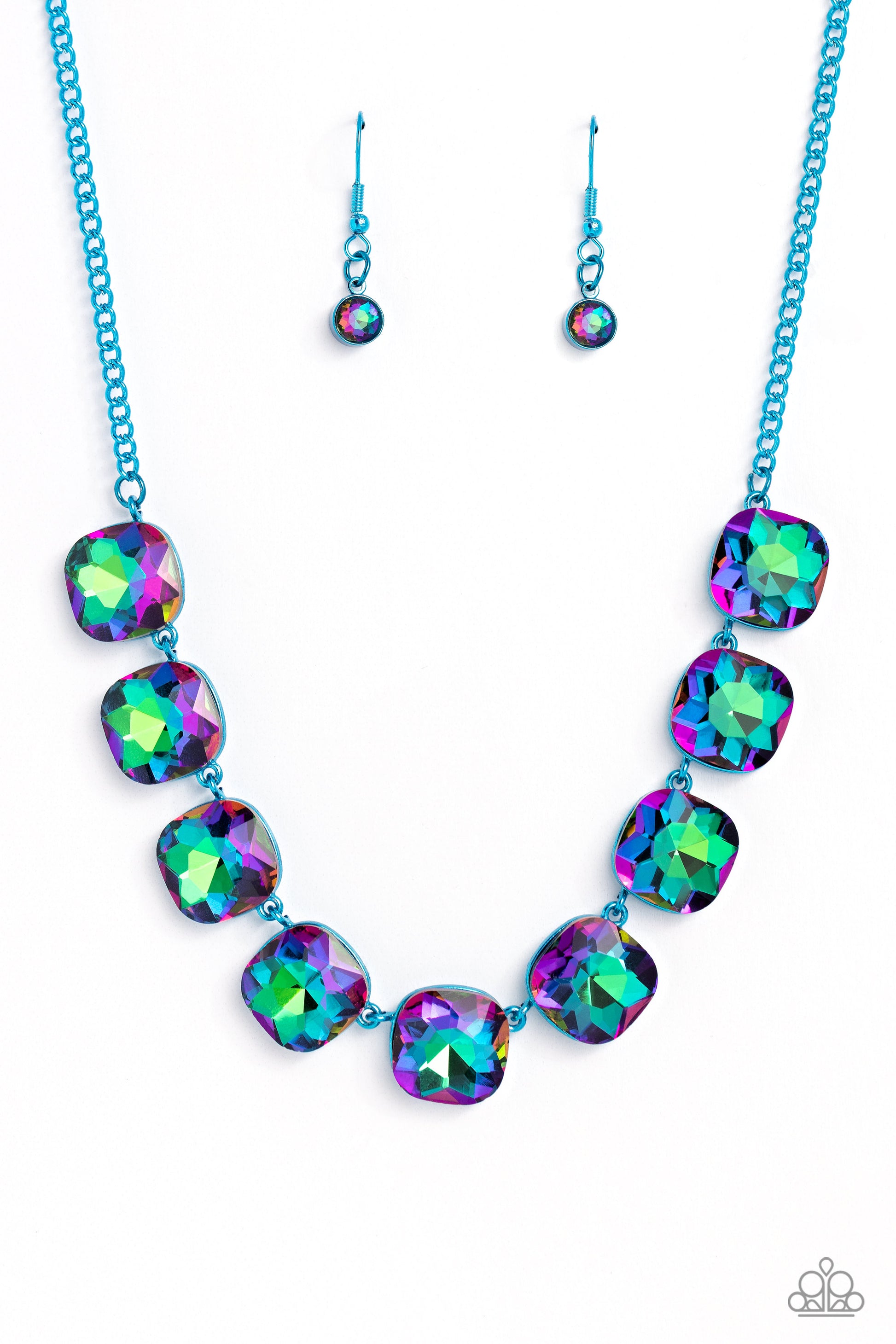 Combustible Command - blue - Paparazzi necklace