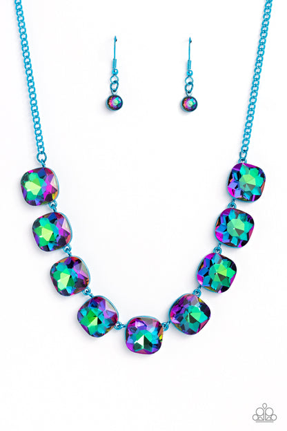 Combustible Command - blue - Paparazzi necklace
