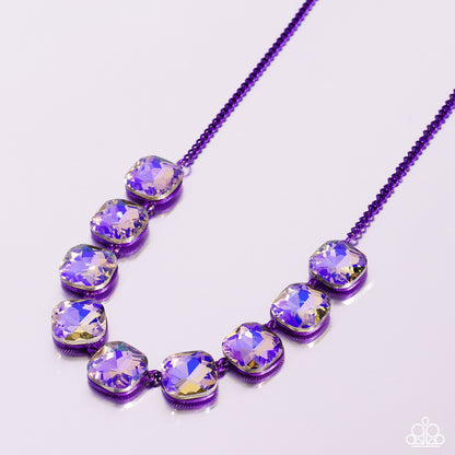 Combustible Command - purple - Paparazzi necklace