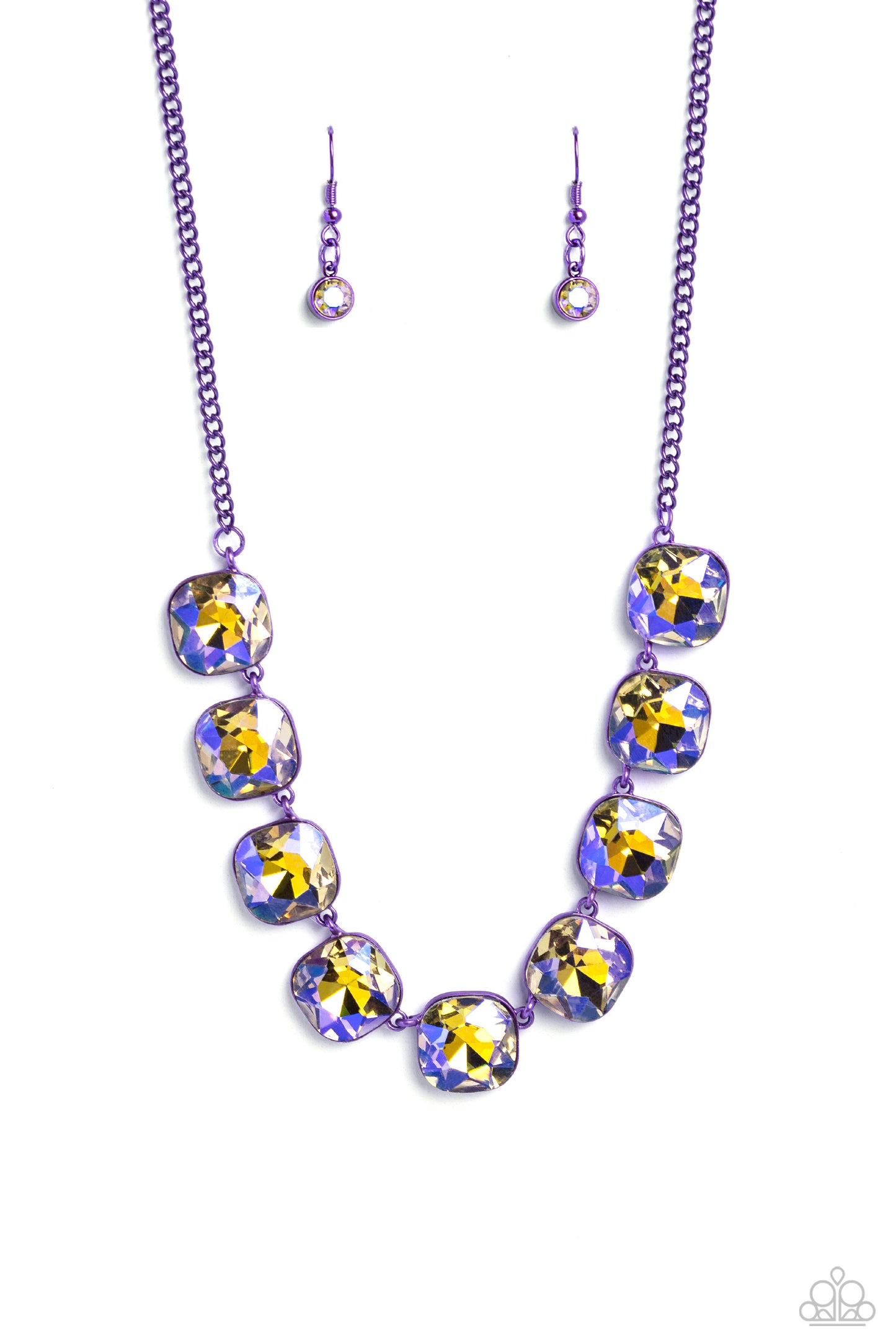 Combustible Command - purple - Paparazzi necklace