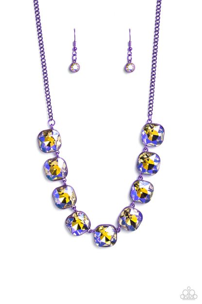 Combustible Command - purple - Paparazzi necklace