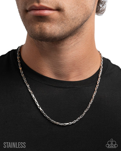 Commanding Character - silver - Paparazzi MENS complete set